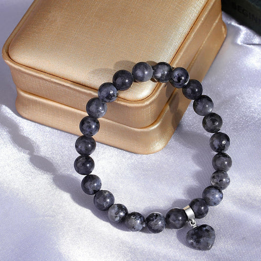 XIANNVXI Herz Armband Damen Stein Kristall Armband Perlen Armband 8Mm Perlenarmband Freundin Armband Schmuck Geburtstagsgeschenk Weihnachtsgeschenke Für Frauen